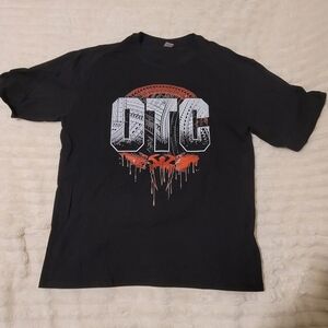 WWE Style Roman Reigns OTC Black Graphic T-Shirt